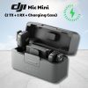 Micro không dây DJI Mic Mini (2 TX + 1 RX + Charging Case) Kết nối trực tiếp DJI OsmoAudio, Khử ồn, Pin 48 giờ có hộp đựng