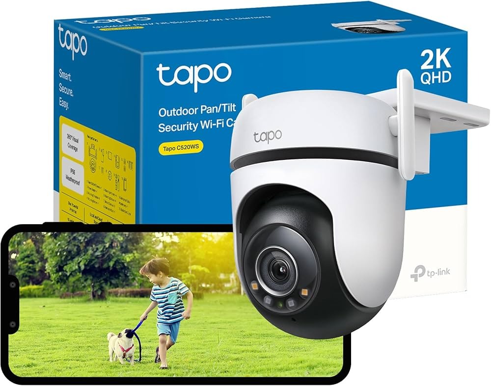 Camera wifi ngoài trời TP-Link Tapo C520WS 2K QHD 360 độ