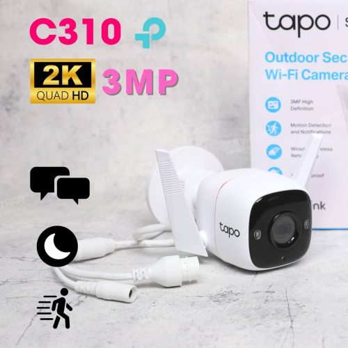 Camera wifi ngoài trời TP-Link Tapo C310 3MP phát hiện chuyển động, hồng ngoại 30m