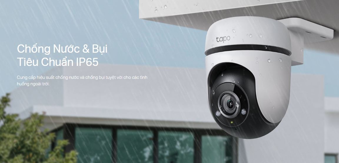 Camera 360 ngoài trời TP-Link Tapo C500 2MP 1080P phát hiện và theo dõi chuyển động, hồng ngoại 30m