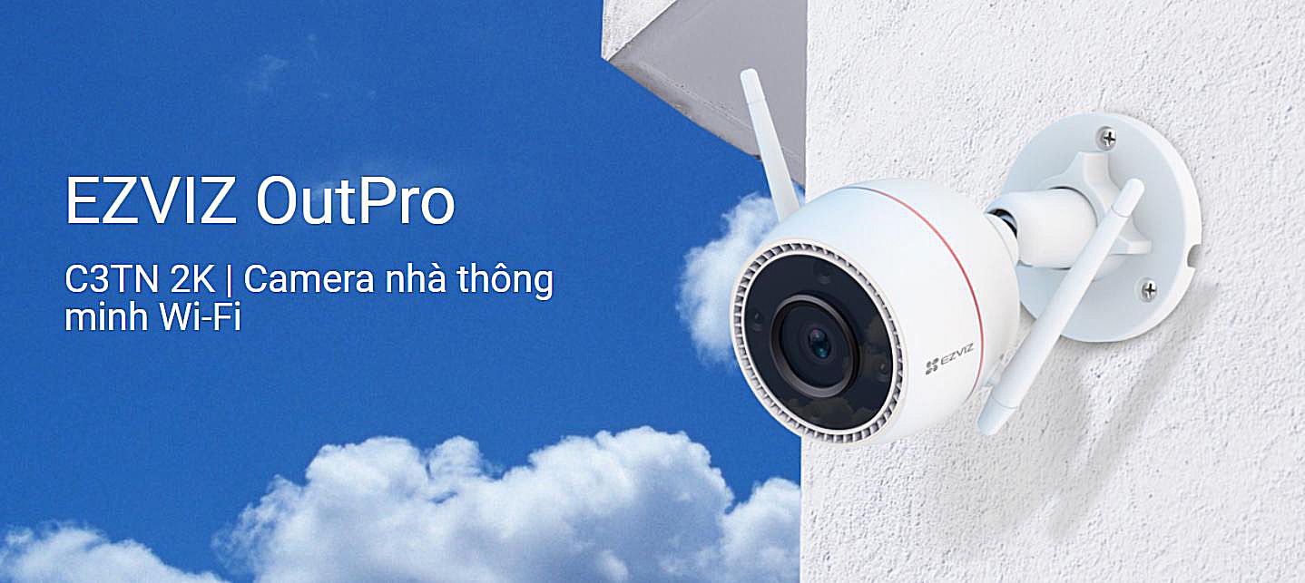 Camera Ngoài trời EZVIZ C3TN 2K 3MP Full Color, H.265