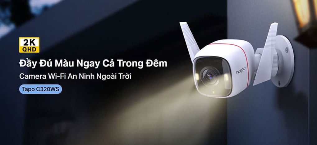 Camera an ninh ngoài trời TP-Link Tapo C320WS 2K QHD