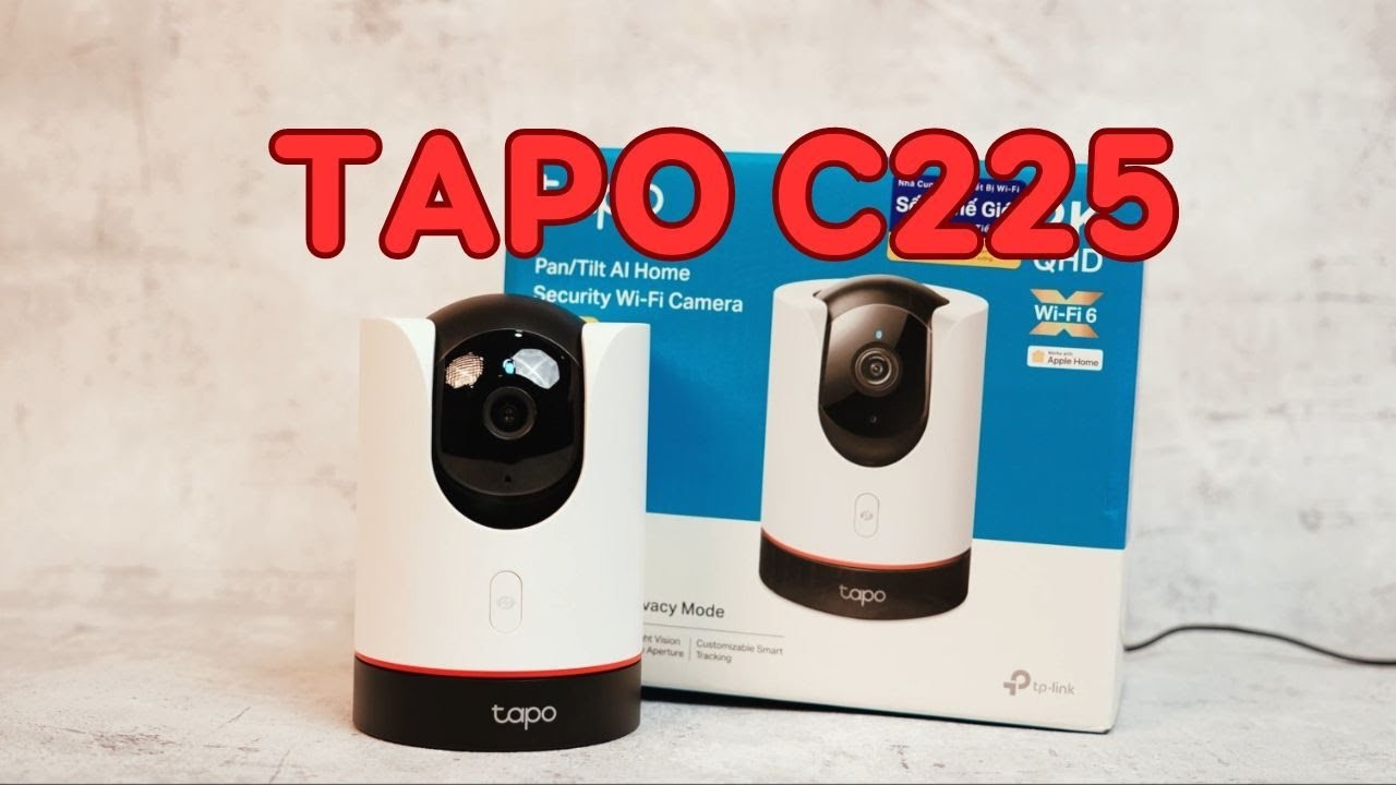 Camera AI wifi không dây TP-Link Tapo C225 2K, 4MP