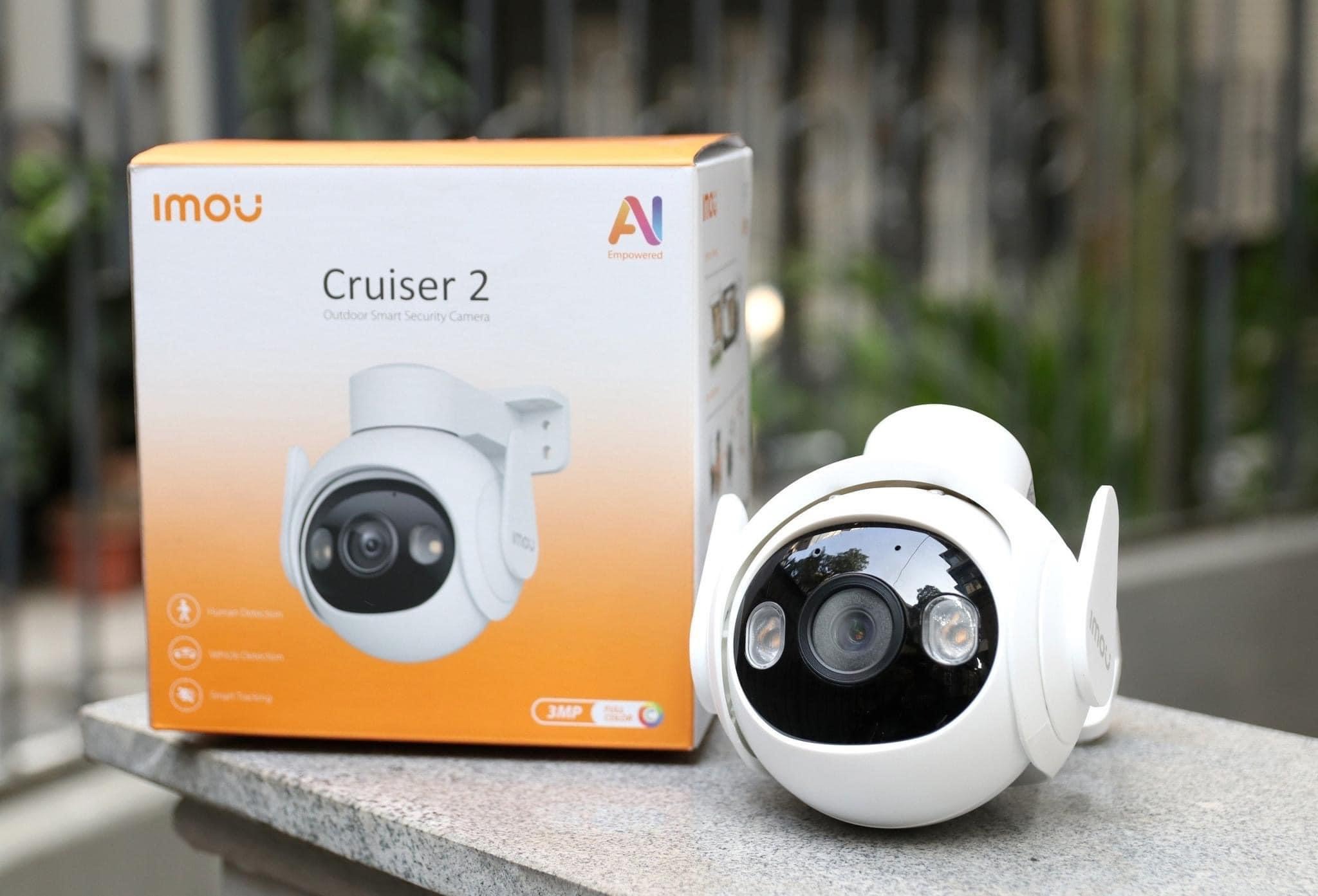 Camera IMOU Cruiser 2 IPC-GS7EP 3MP 2K, Xoay 360, Báo Động Âm Thanh